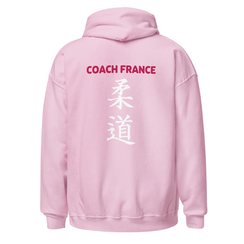 HOODIE - COACH EQUIPE MIXTE (ROSE)