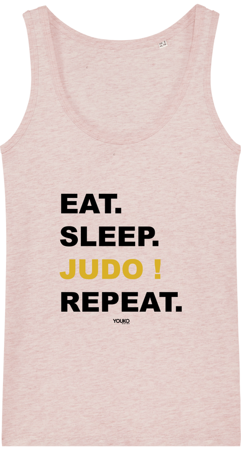 DEBARDEUR FEMME - EAT SLEEP JUDO REPEAT Tunetoo