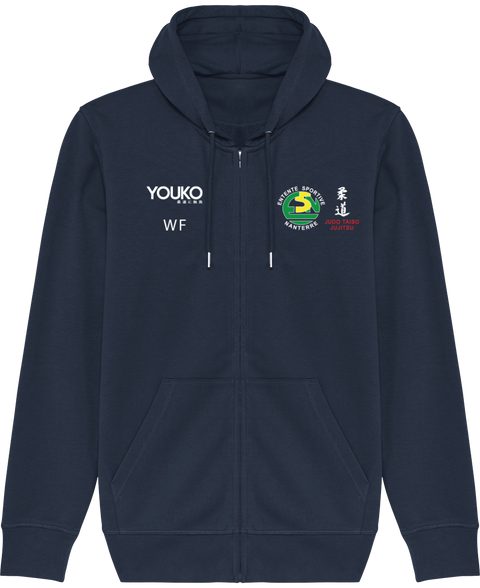 SWEAT SHIRT CAPUCHE ZIPPE - ES NANTERRE JUDO CLASSIC Tunetoo