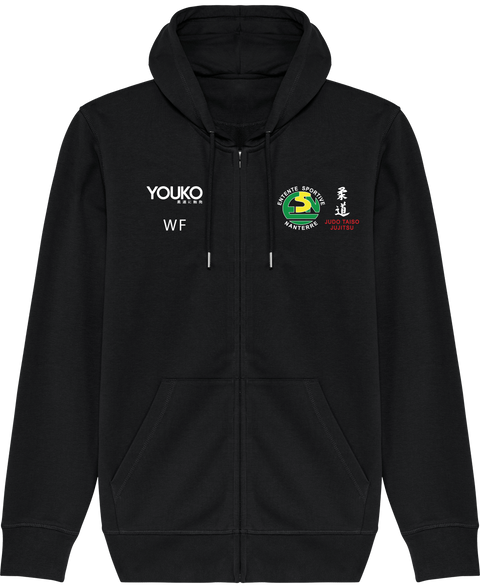 SWEAT SHIRT CAPUCHE ZIPPE - ES NANTERRE JUDO CLASSIC Tunetoo